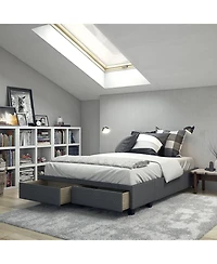 Boyd Sleep Modena Upholstered Platform Bed Frame with Storage Drawers