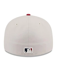 New Era Men's Red Miami Marlins 2024 Fourth of July Low Profile 59FIFTY Fitted Hat