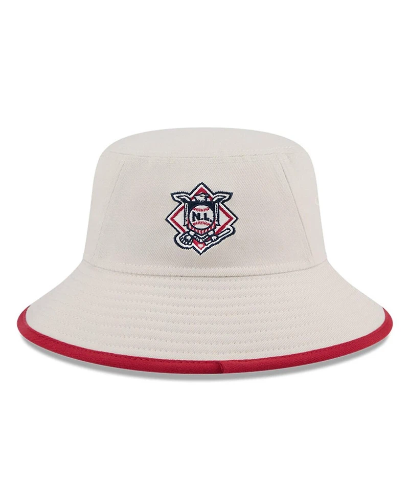 New Era Men's Khaki Washington Nationals 2024 Fourth of July Bucket Hat