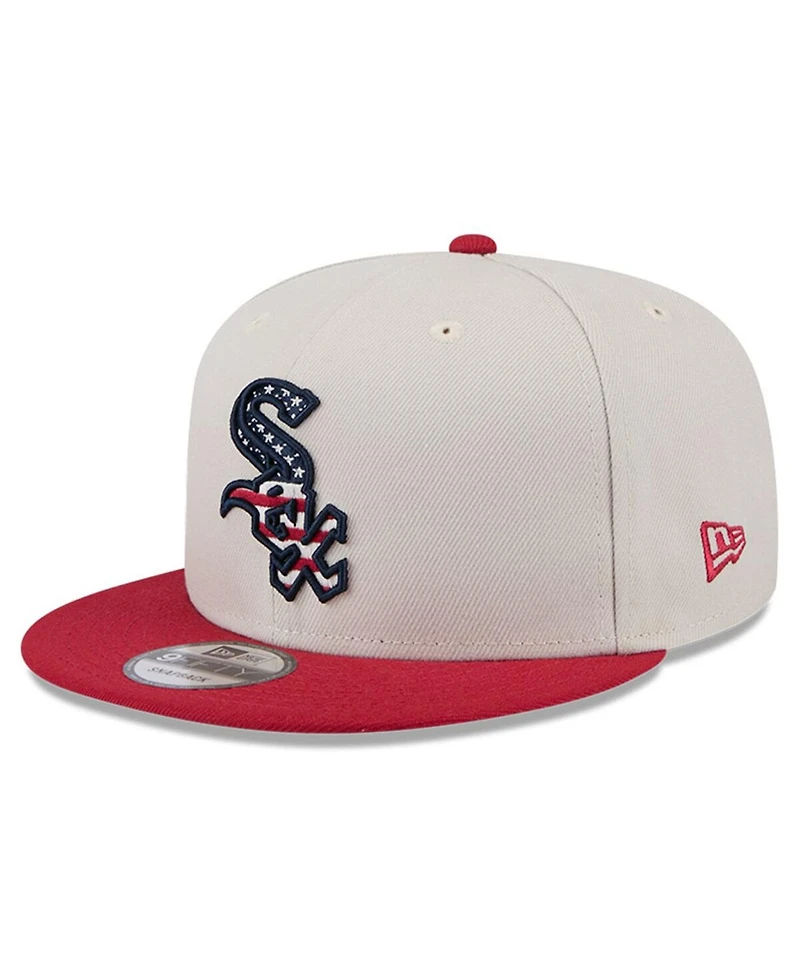 New Era Men's Red Chicago White Sox 2024 Fourth of July 9FIFTY Snapback Hat