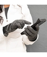 Isotoner Signature Women's Rib-Knit Fleece-Lined Gloves