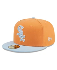 New Era Men's Orange/Light Blue Chicago White Sox Spring Color Basic Two-Tone 59FIFTY Fitted Hat