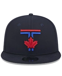 New Era Big Boys and Girls Navy Toronto Blue Jays 2024 City Connect 9FIFTY Snapback Hat