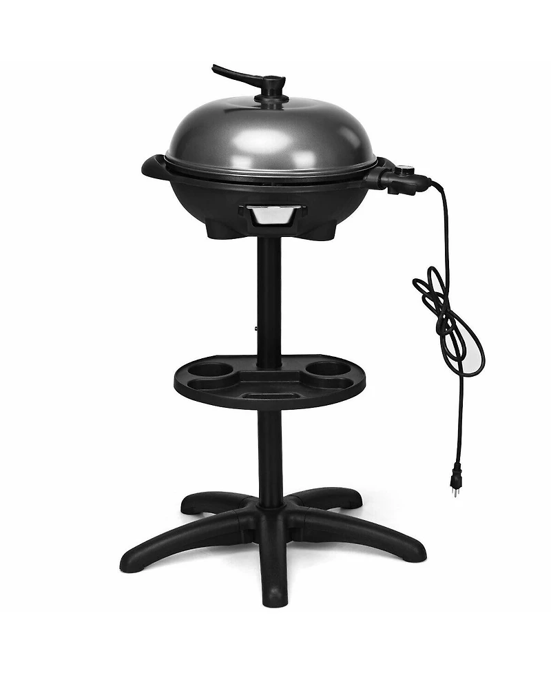 Costway Electric Bbq Grill 1350W Non-stick 4 Temperature Setting Outdoor