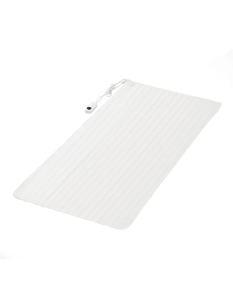 Heated Mattress Pad Low-Voltage 5 Temperature Modes 8H Timer Ul Twin Size