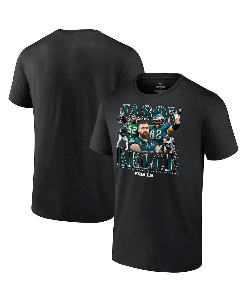 Fanatics Men's Jason Kelce Black Philadelphia Eagles Retirement T-Shirt