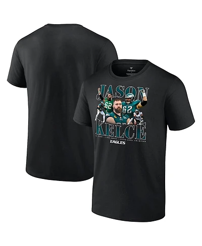 Fanatics Men's Jason Kelce Black Philadelphia Eagles Retirement T-Shirt