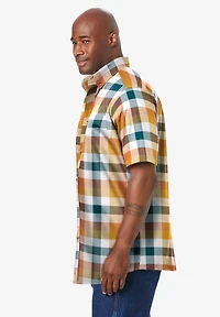 KingSize Big & Tall Short Sleeve Wrinkle-Free Sport Shirt