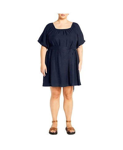 City Chic Women's Uptown Mini Dress