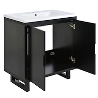 Streamdale Premium Solid Wood Bathroom Vanity (30")