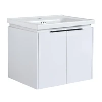 Simplie Fun 24 Inch Soft Close Doors Bathroom Vanity With Sink, Suitable For Small Bathroom