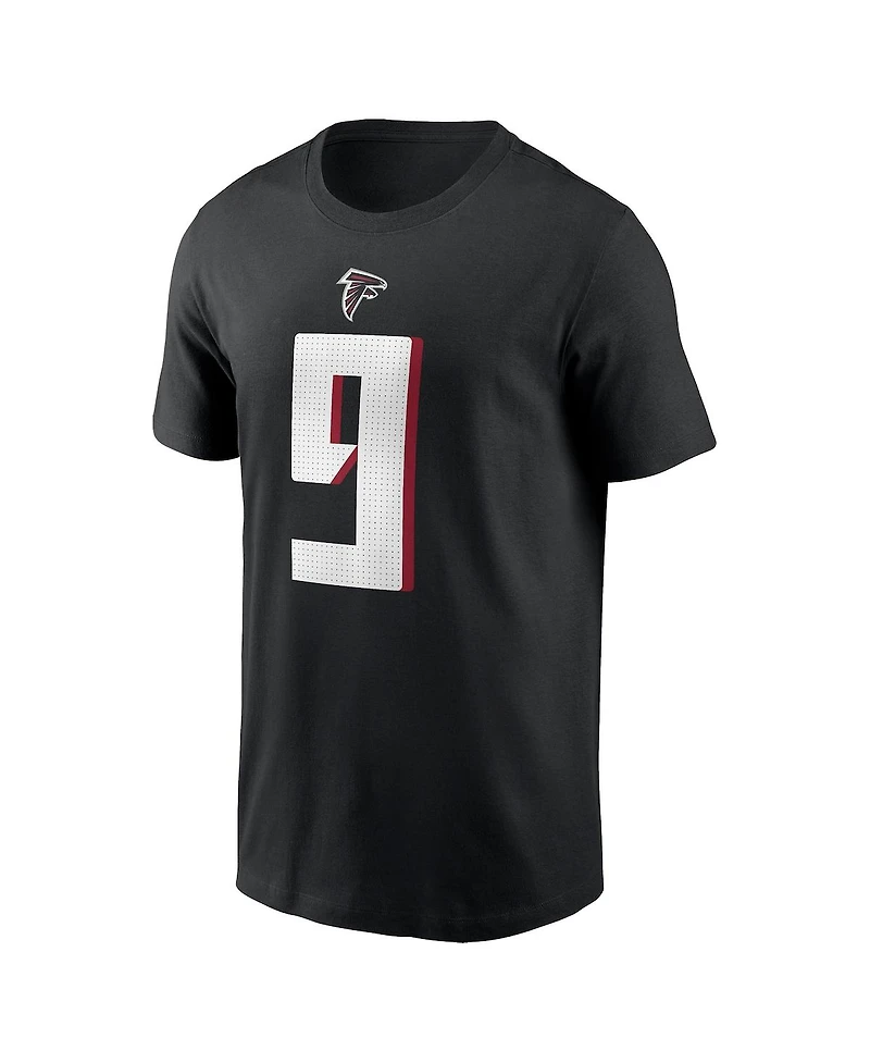 Nike Men's Michael Penix Jr. Black Atlanta Falcons 2024 Nfl Draft First Round Pick Name Number T-Shirt