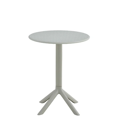 Streamdale 3 piece plastic arm chair Bistro Grs Premium Ocean Plastic, Light grey