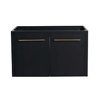 Inch Wall-mounted Bathroom Vanity (Only the Cabinet Body