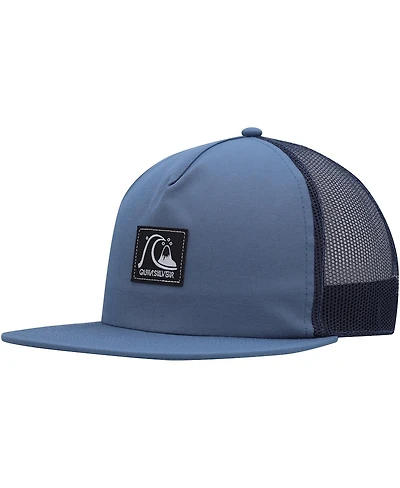 Quiksilver Men's Blue Checked Out Snapback Hat