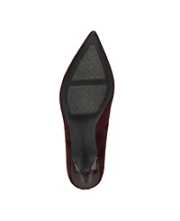 Nine West Women's Kuna 9X9 Kitten Heel Pointy Toe Dress Pumps