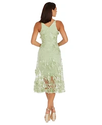 Dress the Population Audrey Floral Applique Lace