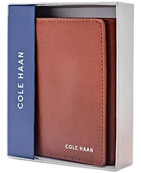 Cole Haan Men's Rfid Boxshine Trifold Logo Wallet