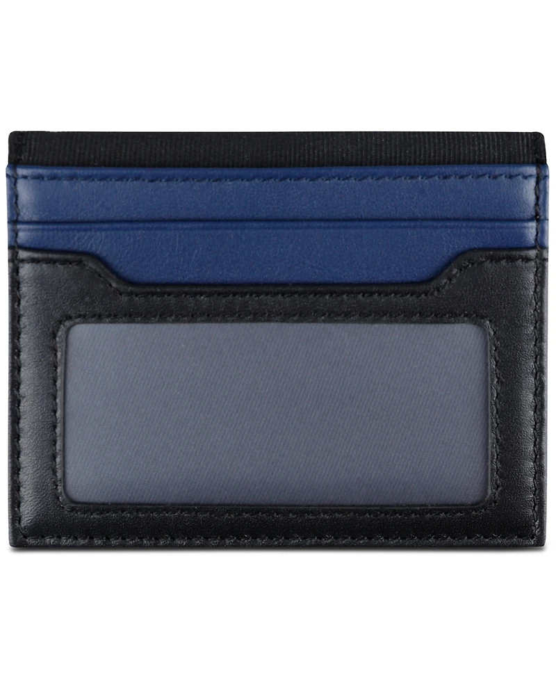 Tommy Hilfiger Men's Rfid Magnetic Reversible Card Case Wallet