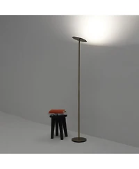 Sky 63" Super Bright Led Torchiere Modern Floor Lamp with Adjustable Head