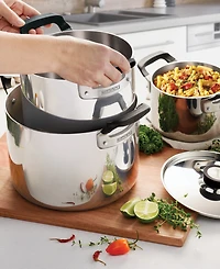 Tramontina TriPly Clad Stainless Steel 6 Pc Cookware Set