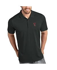 Antigua Texas Tech Red Raiders Tribute Polo - Charcoal