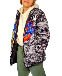 Members Only Little Boys Packable Tune Squad Midweight Jacket