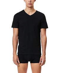 Lacoste Men's 3-Pack Slim-Fit V-Neck Undershirts