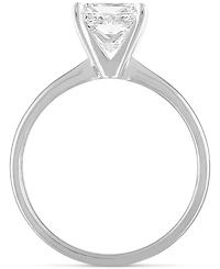 Gia Certified Diamond Princess Solitaire Engagement Ring (1 ct. t.w.) in 14k White Gold
