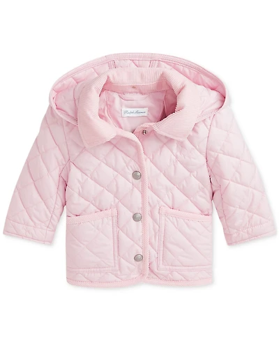 Polo Ralph Lauren Baby Girls Quilted Hooded Coat