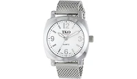 Tko Women's Silver Milano Boyfriend Watch with Silver-Tone Mesh Bracelet