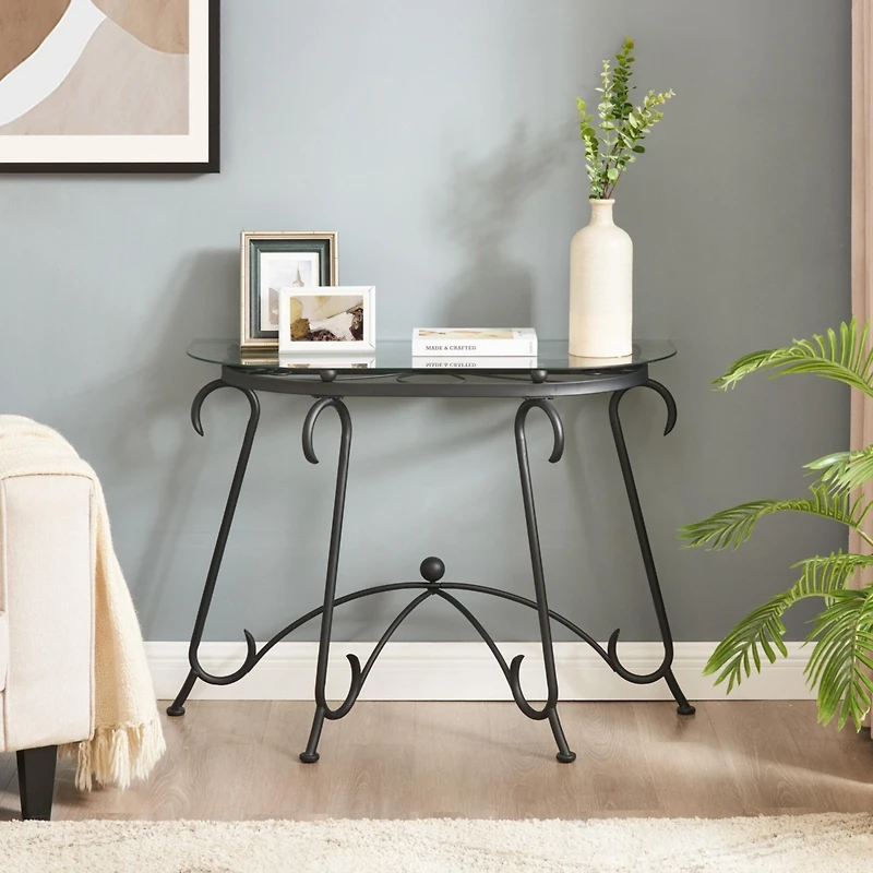 Streamdale Elegant Rustic Glass Coffee Table Set with Versatile Configuration