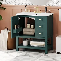 Streamdale 30" Transitional Bathroom Vanity Combo with Sink