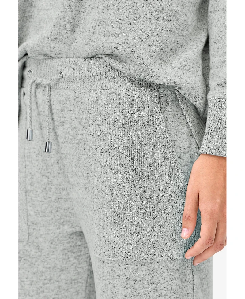Ellos Women's Marled Knit Jogger Pants