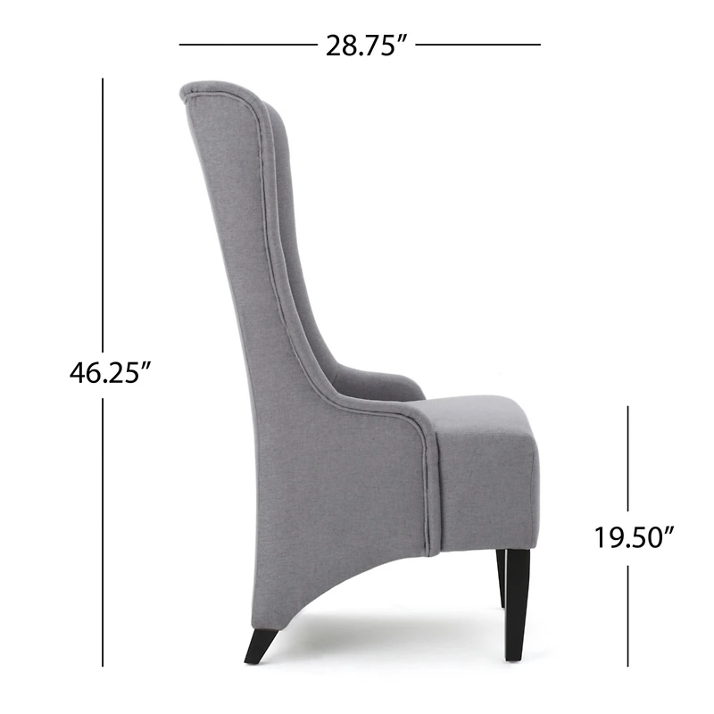 Streamdale Elegantly Designed Contemporary Wingback Upholstered Dining Chair