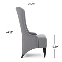 Streamdale Elegantly Designed Contemporary Wingback Upholstered Dining Chair