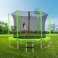 Streamdale 10ft Outdoor Trampoline with Safety Enclosure
