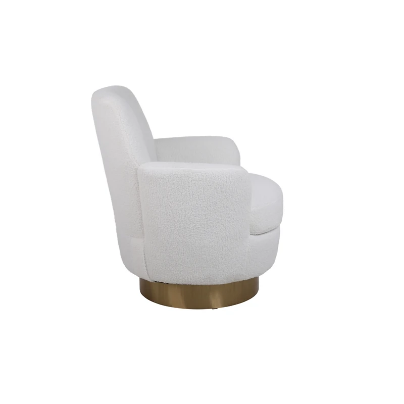 Cozy and Versatile Swivel Chair with Spacious Seating