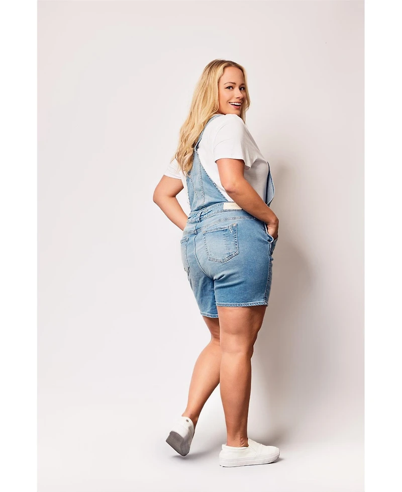 Slink Jeans Plus Denim Short Overall