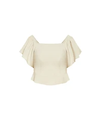 City Chic Women's Samara Ruffle Top