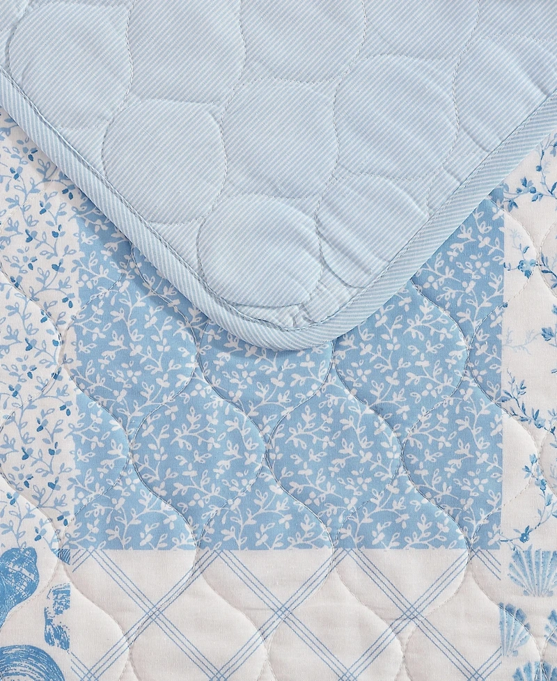 Laura Ashley Colleens Reversible Piece Quilt Set