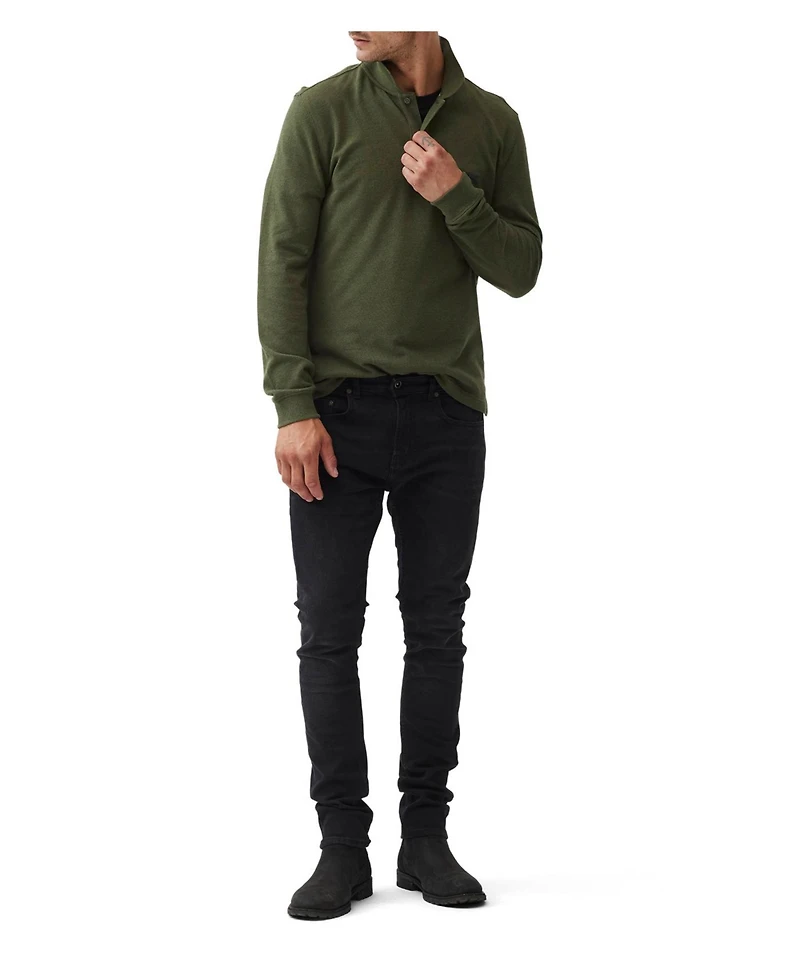 Rodd & Gunn Men's The Long Sleeve Slim Fit Polo Shirt