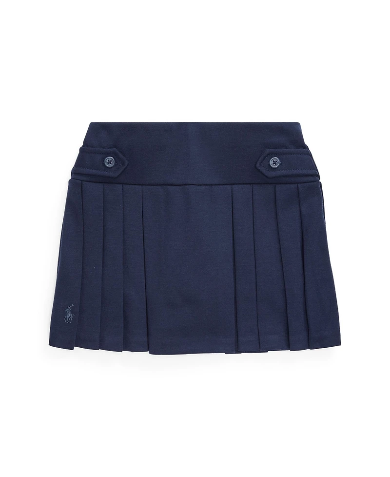 Polo Ralph Lauren Toddler & Little Girls Pleated Ponte Skort