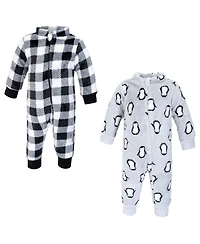 Hudson Baby Baby Boys Hudson Soft Fleece One-Piece Suit