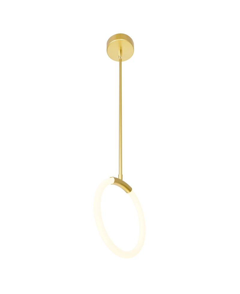 Cwi Lighting Hoops 1 Light Led Pendant