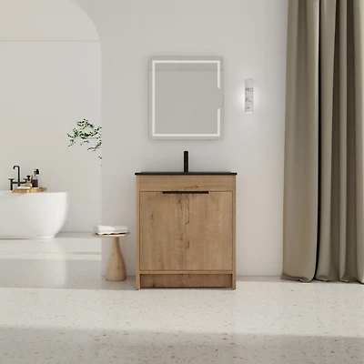 Streamdale 30" Freestanding Vanity with Basin and Doors
