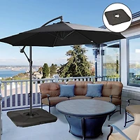 Adjustable 4-Pack Umbrella Stand Weights for Cantilever Umbrellas