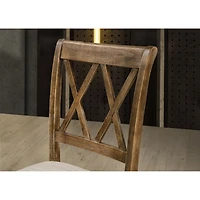 Streamdale Furniture Fabric Upholstered Dining Chair Set of 2