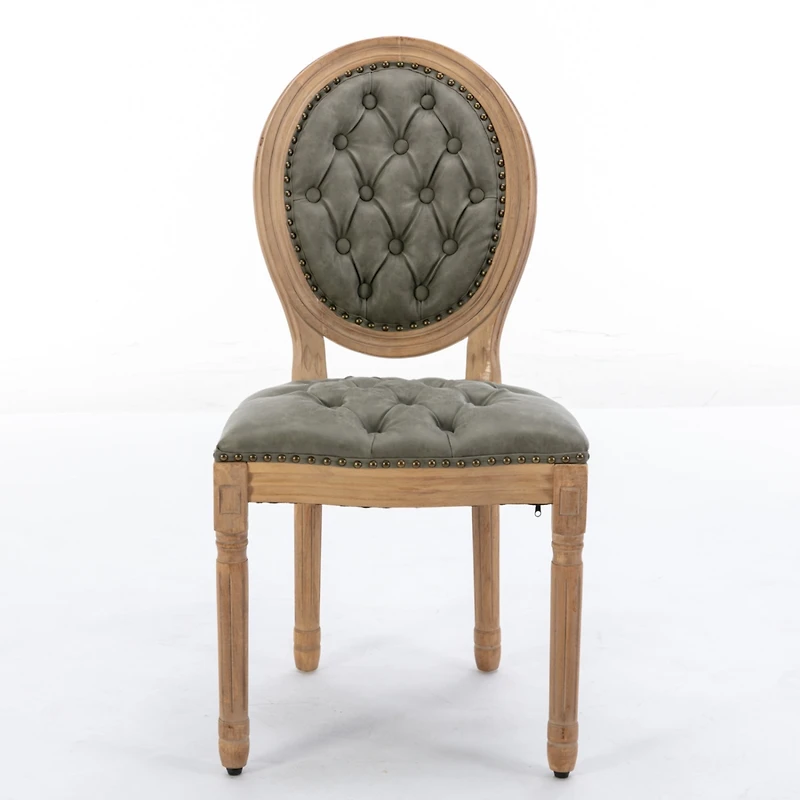 Streamdale Furniture Luxurious French Dining Chairs with Pull-Ups and Solid Wood Frame