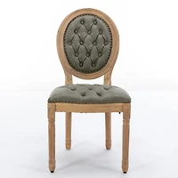 Streamdale Furniture Luxurious French Dining Chairs with Pull-Ups and Solid Wood Frame